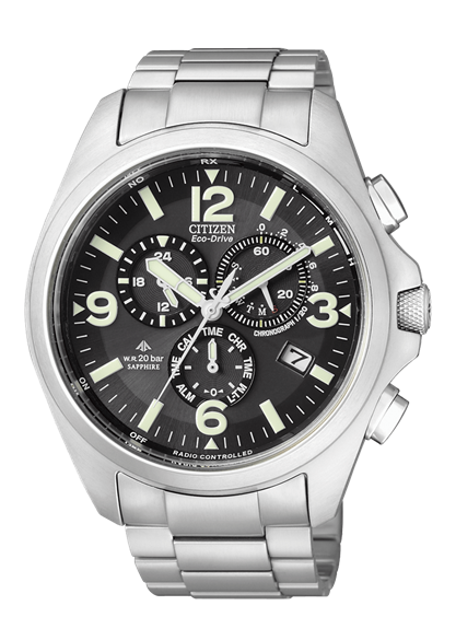 Watch Citizen Man Radiocontrollato Field in Steel AS4040-55E - AS4040-55E